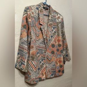 Floral Vintage Blazer